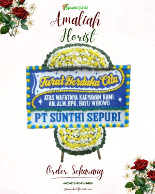 Papan Bunga Duka di Sidorejo Lor