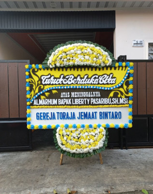 Papan Bunga Duka di Sidorejo Lor